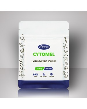 Cytomel 25mcg/100tabs - Liothyronine (T3) Thyroid Hormone | Apoxar
