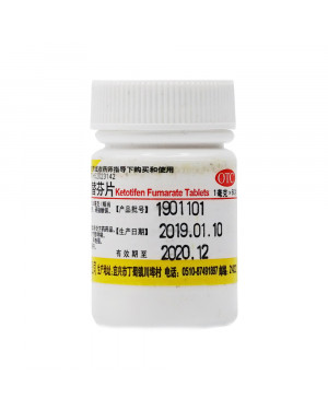 Ketotifen (prolongs clen effect) 1mg/60tabs