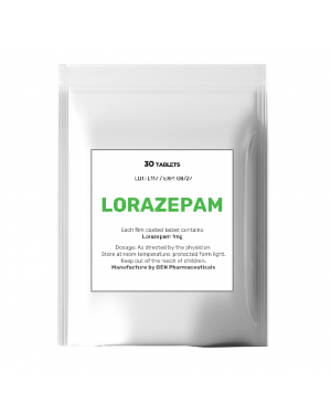 Lorazepam (Ativan) 1mg/30tabs