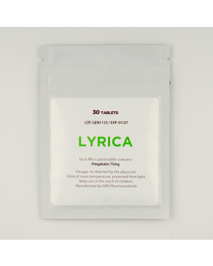 Lyrica (Pregabalin) 75mg/30tabs | GEN Pharmaceuticals