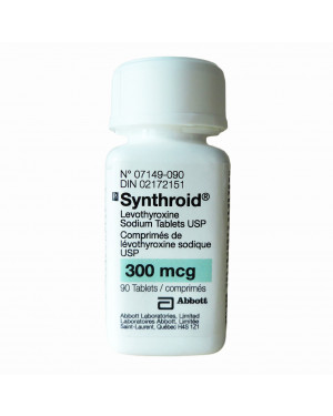 Synthroid T4 200mcg/90tabs